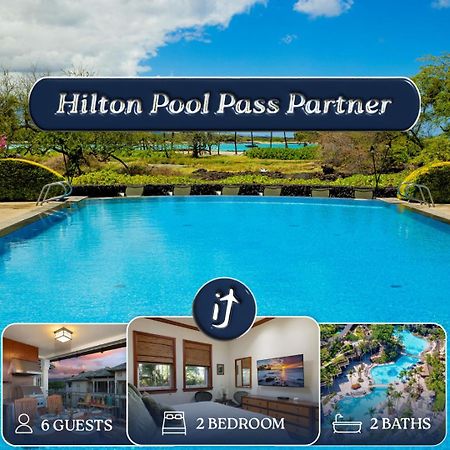 Вилла Hilton Pool Pass Included, Kolea - Luxe Penthouse Ваиколоа-Виллидж Экстерьер фото